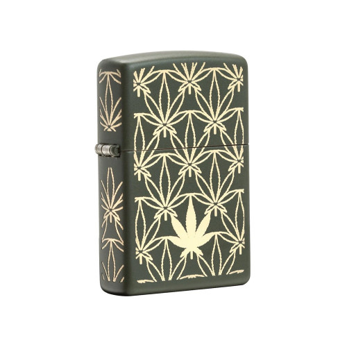 فندک زیپو 29589 ALL AROUND LEAF DESIGN LASER
