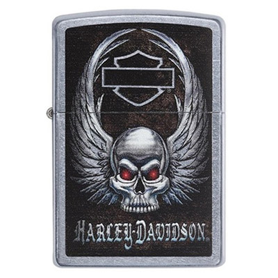 فندک زیپو 29558 207 HARLEY DAVIDSON SKULL