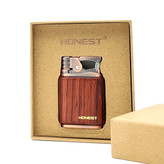 فندک بنزینی هانست honest بدنه چوبی مدل LIHN-1723