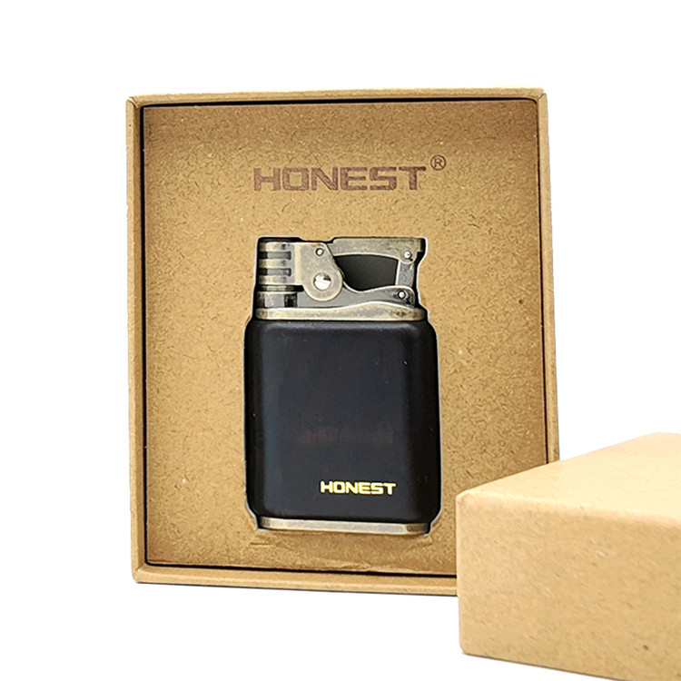 فندک بنزینی هانست honest بدنه چوبی مدل LIHN-1723