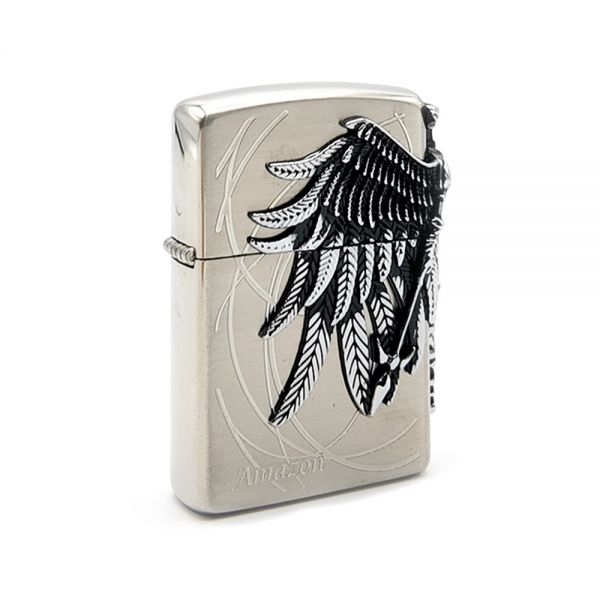 Zorro Gasoline Lighter | Zorro Metal Body Original Angel Design