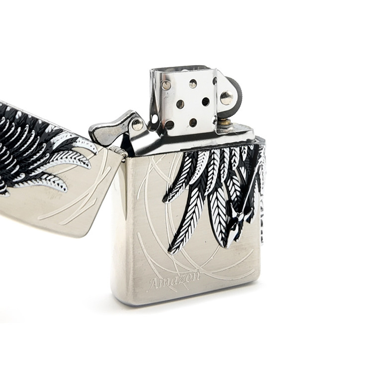 Zorro Gasoline Lighter | Zorro Metal Body Original Angel Design