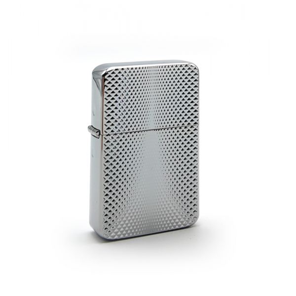 Zorro Gasoline Lighter, Metal Body, Mesh Design, Model LIZ0-990