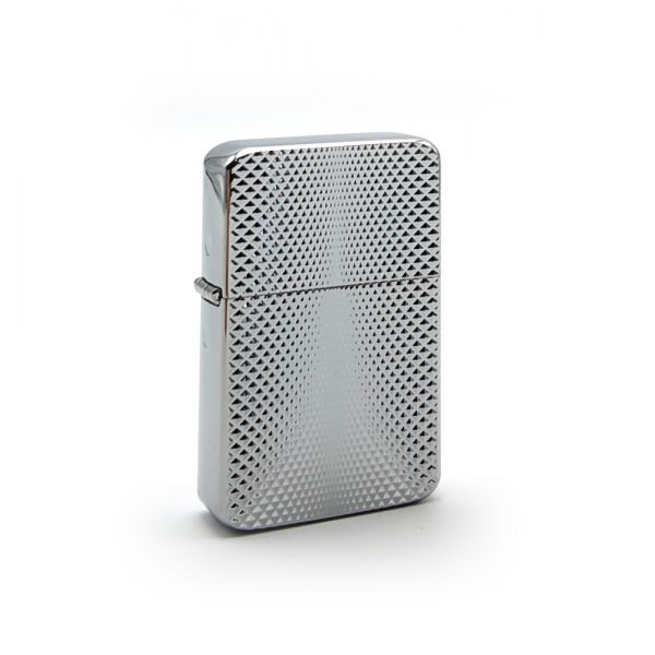 Zorro Gasoline Lighter, Metal Body, Mesh Design, Model LIZ0-990