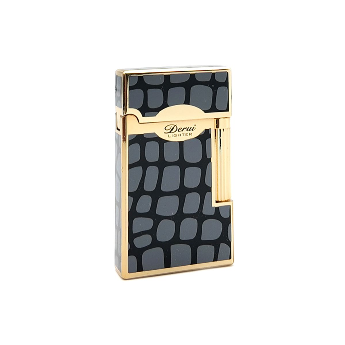 فندک بنزینی دروي بدنه لاکی طرح دار مدل LIDR-1148